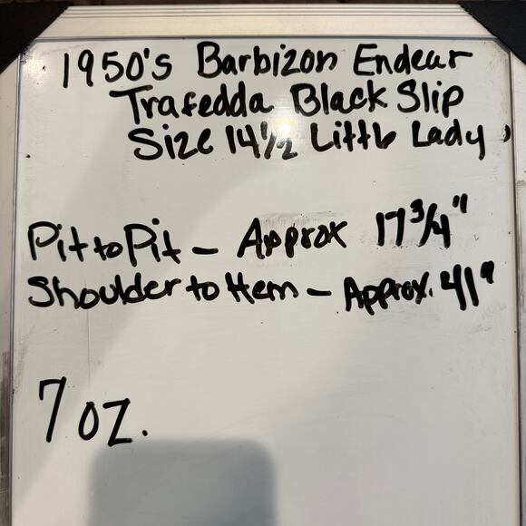 Barbizon Slip/Dress Black Babydoll Black Eyelet Lace 1950s Dark Whimsy Goth XS - Picture 12 of 12